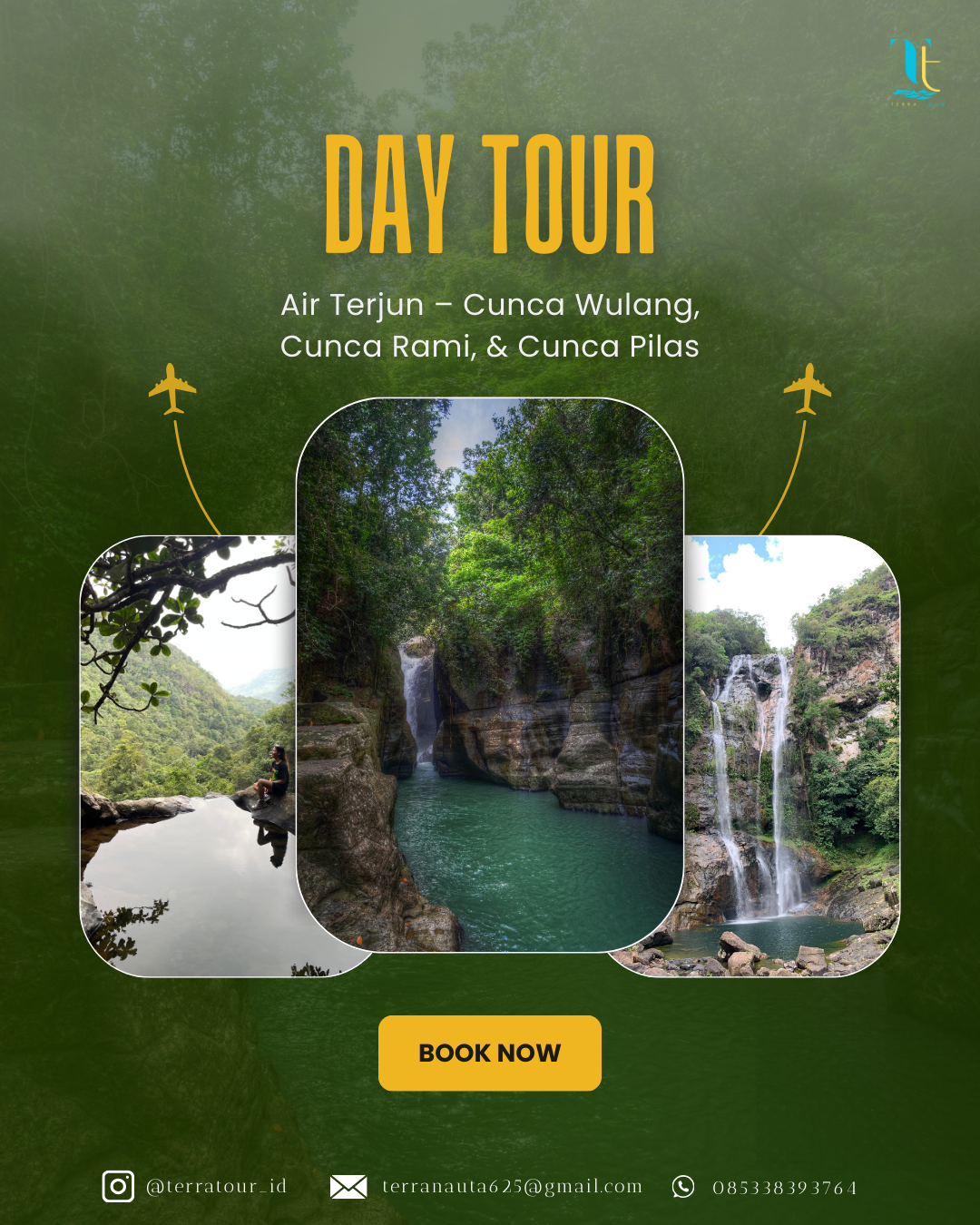 Day Tour Air Terjun – Cunca Wulang, Cunca Rami, & Cunca Pilas